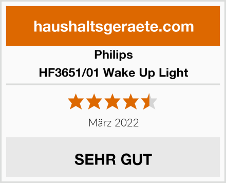 Philips HF3651/01 Wake Up Light Test