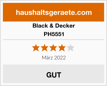 Black & Decker PH5551 Test