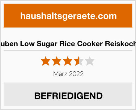  Lauben Low Sugar Rice Cooker Reiskocher Test