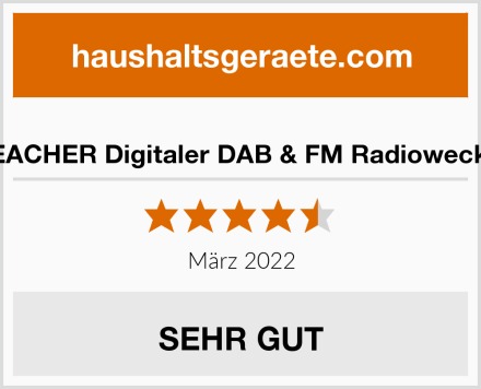  REACHER Digitaler DAB & FM Radiowecker Test