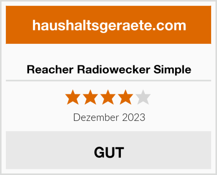  Reacher Radiowecker Simple Test