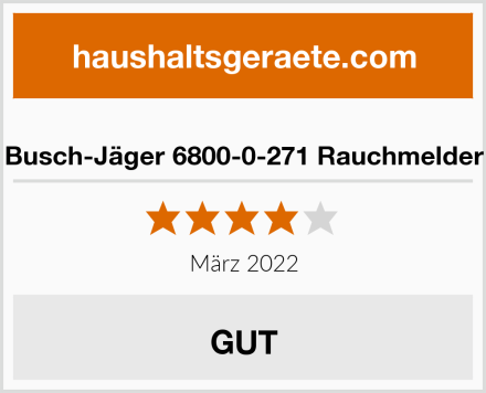  Busch-Jäger 6800-0-271 Rauchmelder Test