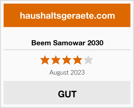  Beem Samowar 2030 Test