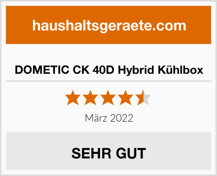  DOMETIC CK 40D Hybrid Kühlbox Test