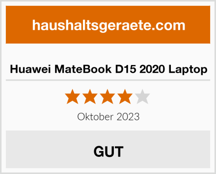  Huawei MateBook D15 2020 Laptop Test