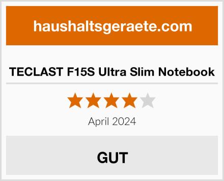  TECLAST F15S Ultra Slim Notebook Test