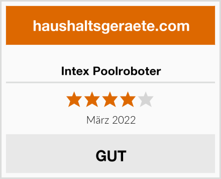  Intex Poolroboter Test