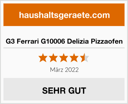  G3 Ferrari G10006 Delizia Pizzaofen Test
