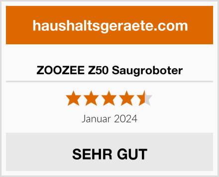 ZOOZEE Z50 Saugroboter Test