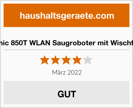  Proscenic 850T WLAN Saugroboter mit Wischfunktion Test