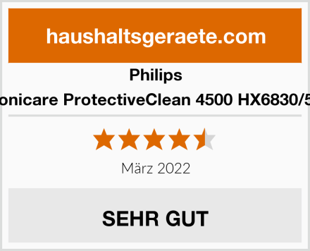 Philips Sonicare ProtectiveClean 4500 HX6830/53 Test