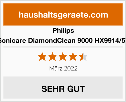 Philips Sonicare DiamondClean 9000 HX9914/57 Test