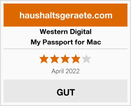 Western Digital My Passport for Mac Test