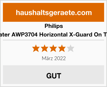 Philips Water AWP3704 Horizontal X-Guard On Tap Test