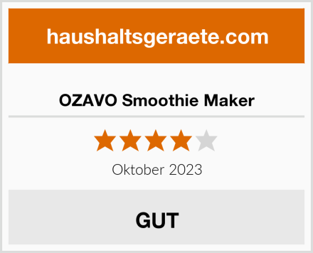  OZAVO Smoothie Maker Test