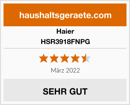 Haier HSR3918FNPG Test