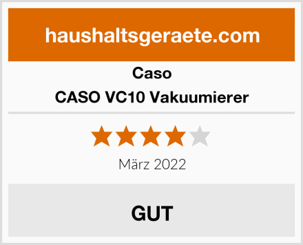 Caso CASO VC10 Vakuumierer Test