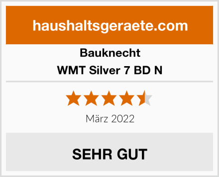 Bauknecht WMT Silver 7 BD N Test