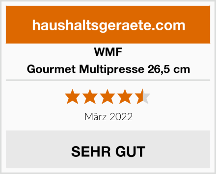 WMF Gourmet Multipresse 26,5 cm Test