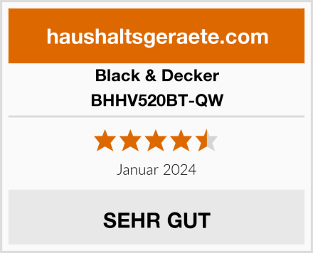 Black & Decker BHHV520BT-QW Test