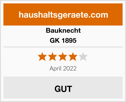 Bauknecht GK 1895 Test