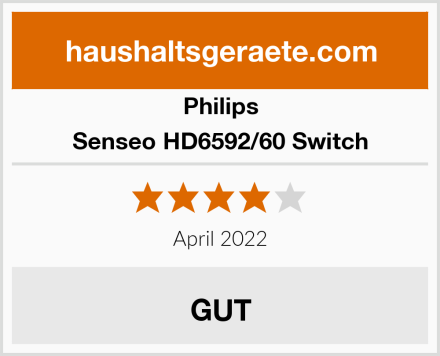 Philips Senseo HD6592/60 Switch Test