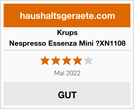 Krups Nespresso Essenza Mini ?XN1108 Test
