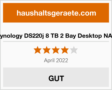  Synology DS220j 8 TB 2 Bay Desktop NAS Test
