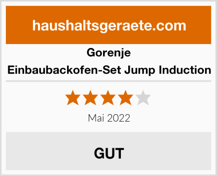 Gorenje Einbaubackofen-Set Jump Induction Test