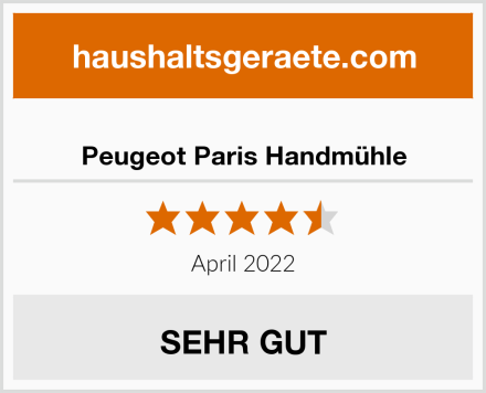  Peugeot Paris Handmühle Test