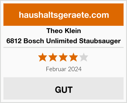 Theo Klein 6812 Bosch Unlimited Staubsauger Test
