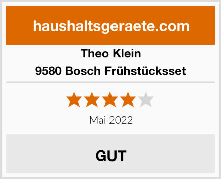 Theo Klein 9580 Bosch Frühstücksset Test
