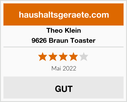 Theo Klein 9626 Braun Toaster Test