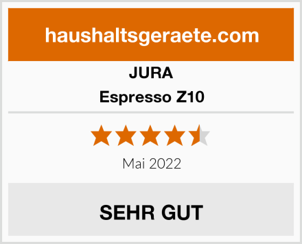 Jura Espresso Z10 Test