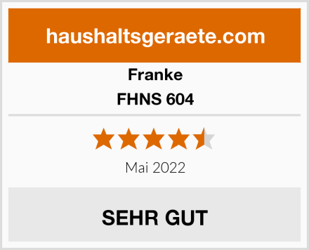 Franke FHNS 604 Test