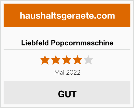  Liebfeld Popcornmaschine Test