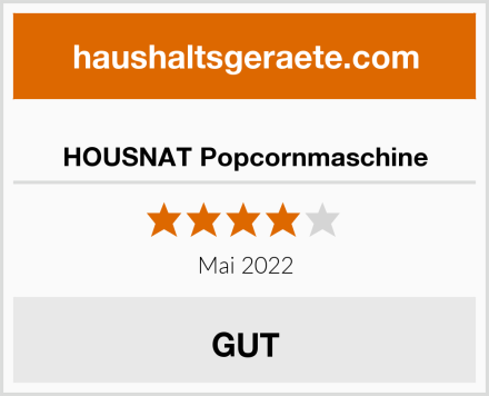  HOUSNAT Popcornmaschine Test