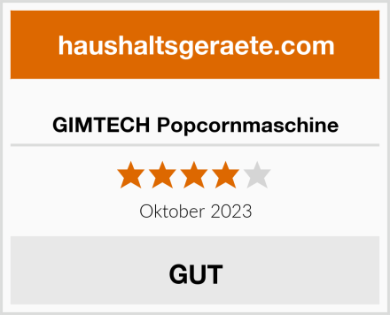  GIMTECH Popcornmaschine Test