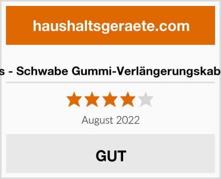  as - Schwabe Gummi-Verlängerungskabel Test