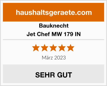 Bauknecht Jet Chef MW 179 IN Test