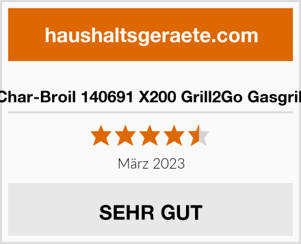  Char-Broil 140691 X200 Grill2Go Gasgrill Test
