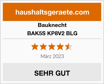 Bauknecht BAK5S KP8V2 BLG Test