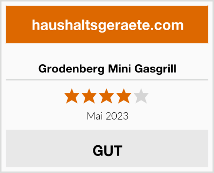  Grodenberg Mini Gasgrill Test