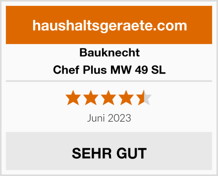 Bauknecht Chef Plus MW 49 SL Test