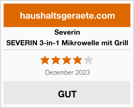 Severin SEVERIN 3-in-1 Mikrowelle mit Grill Test