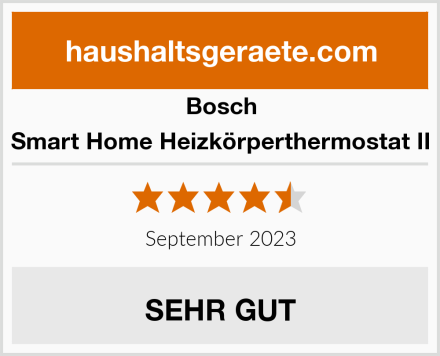 Bosch Smart Home Heizkörperthermostat II Test
