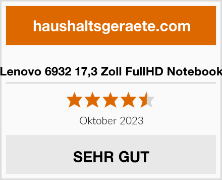  Lenovo 6932 17,3 Zoll FullHD Notebook Test
