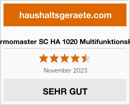  efbe-Schott Thermomaster SC HA 1020 Multifunktionsküchenmaschine Test