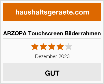  ARZOPA Touchscreen Bilderrahmen Test