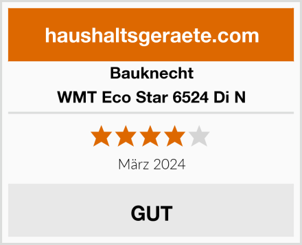 Bauknecht WMT Eco Star 6524 Di N Test